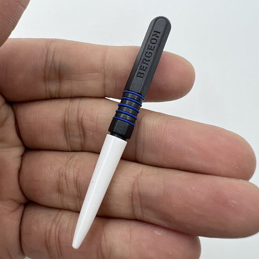 Bergeon 7013 blue metal dip oiler for precise watch oiling and grease application.