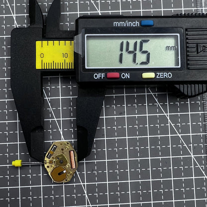 2 Stück Goldenes Japan Miyota GL20 Quarzuhrwerk mit 2 Zeigern