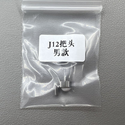 2 Sets Ersatzteile Weiße Keramikkrone 6.5MM Für J12 Herrenarmbanduhr