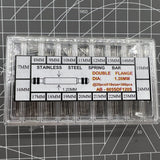 Double Flange Dia 1.2mm Stainless Steel Watch Spring Bar Kit 18 Sizes 360PCS/box