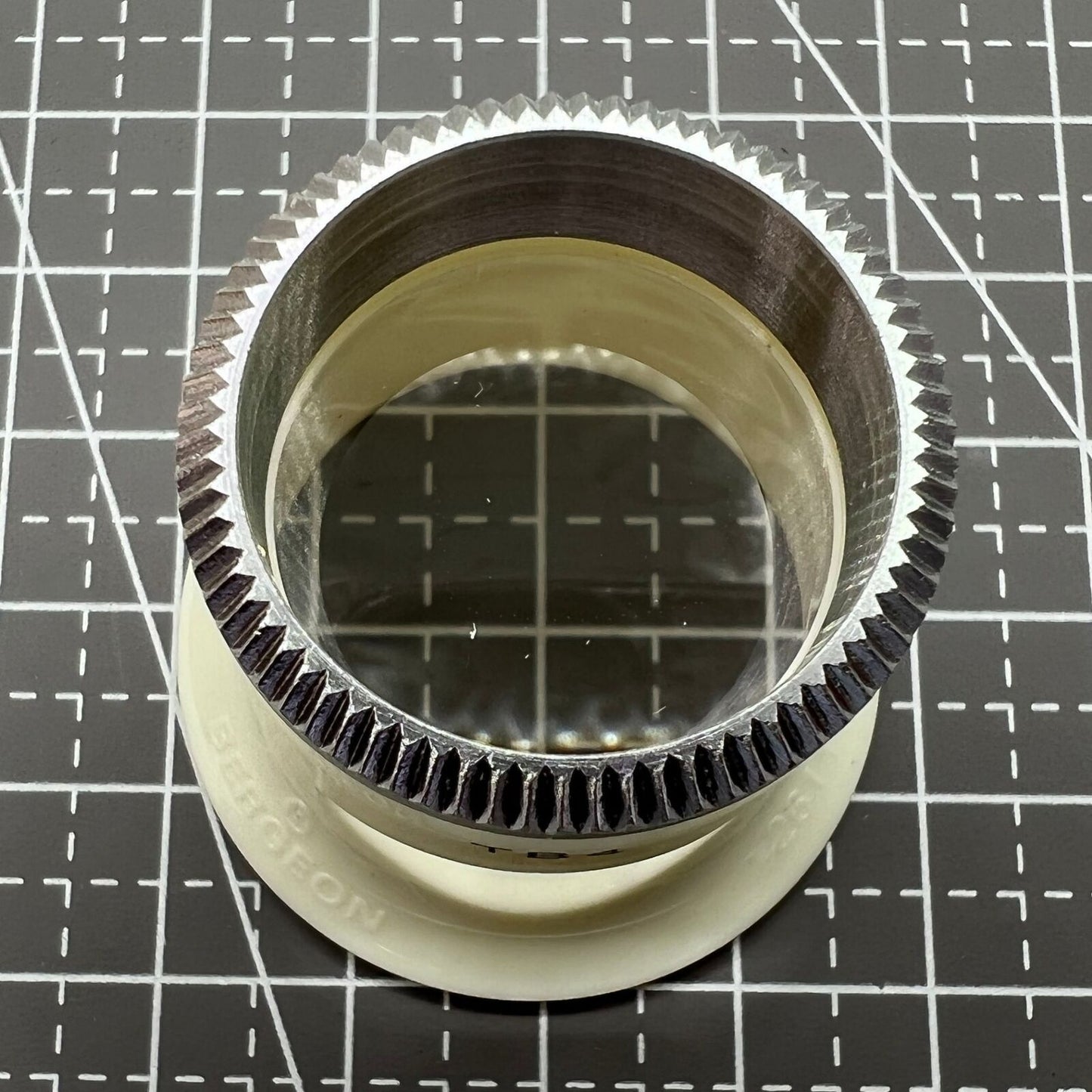 Swiss Bergeon 2611-TB-4 loupe with 2.5x magnification for detailed watch repair and inspection.