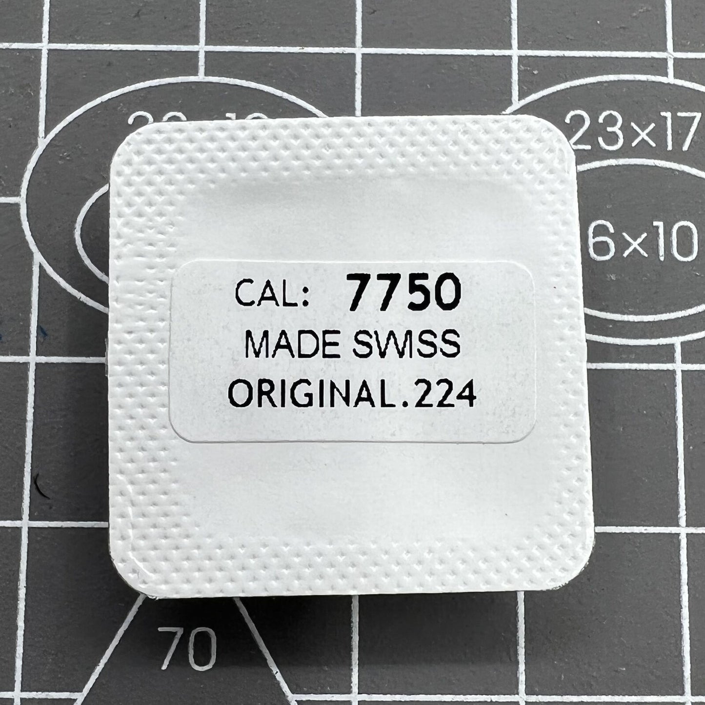 Ref.224 precision second wheel for ETA 7750 movement, reliable spare part for watch repair maintenance.