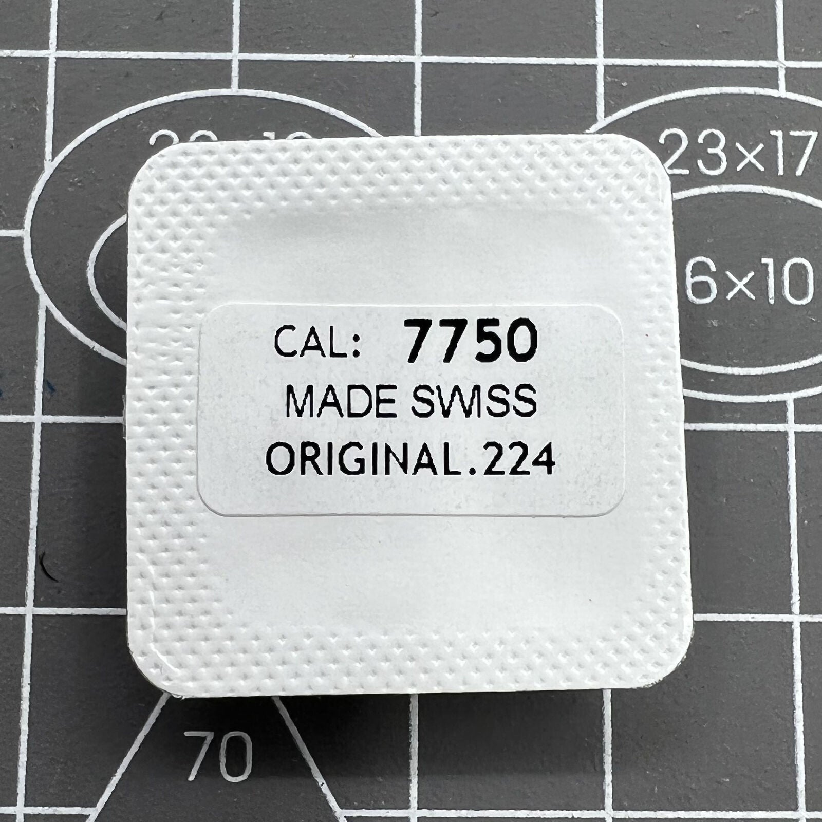 Ref.224 precision second wheel for ETA 7750 movement, reliable spare part for watch repair maintenance.