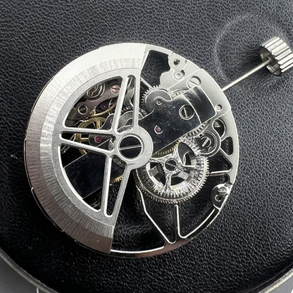 Dandong 8306 Automatisches Uhrwerk Silber Hohles Design mit 2 Zeigern