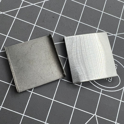 Silver 3-fold watch strap buckle extender, 9 sizes, 18 pieces for adjustable bracelet fit