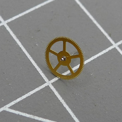 Golden 4.5H second wheels set for Miyota 82S5 82S7 watch movement, 3-piece pack