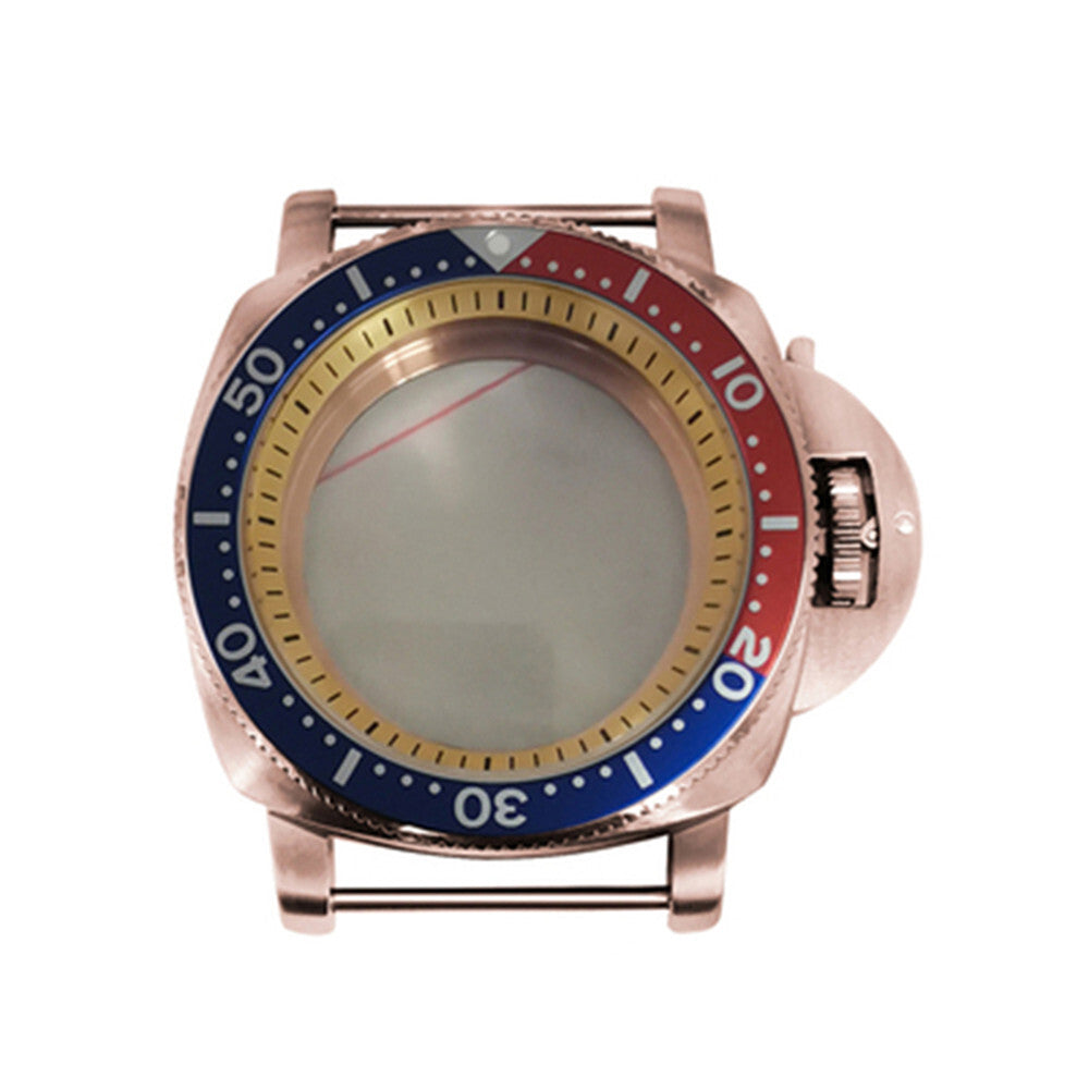 42mm Stainless Steel PVD Rose Goden Watch Case for NH35/NH36/4R/7S Movement