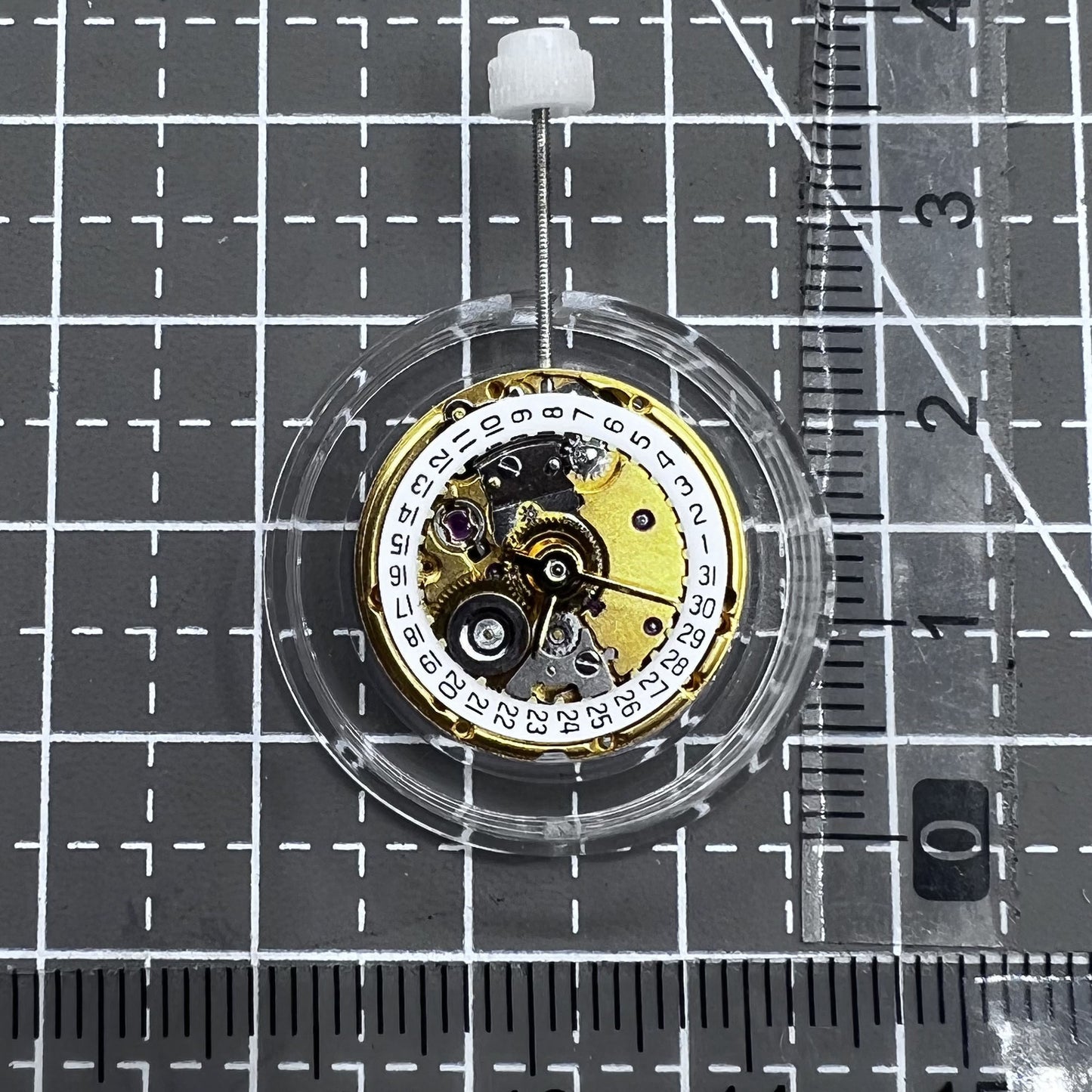 Mechanisches goldenes Uhrwerk ETA2671 mit Datumsanzeige bei 3 Uhr, Ersatz f�r pr�zise Uhren.