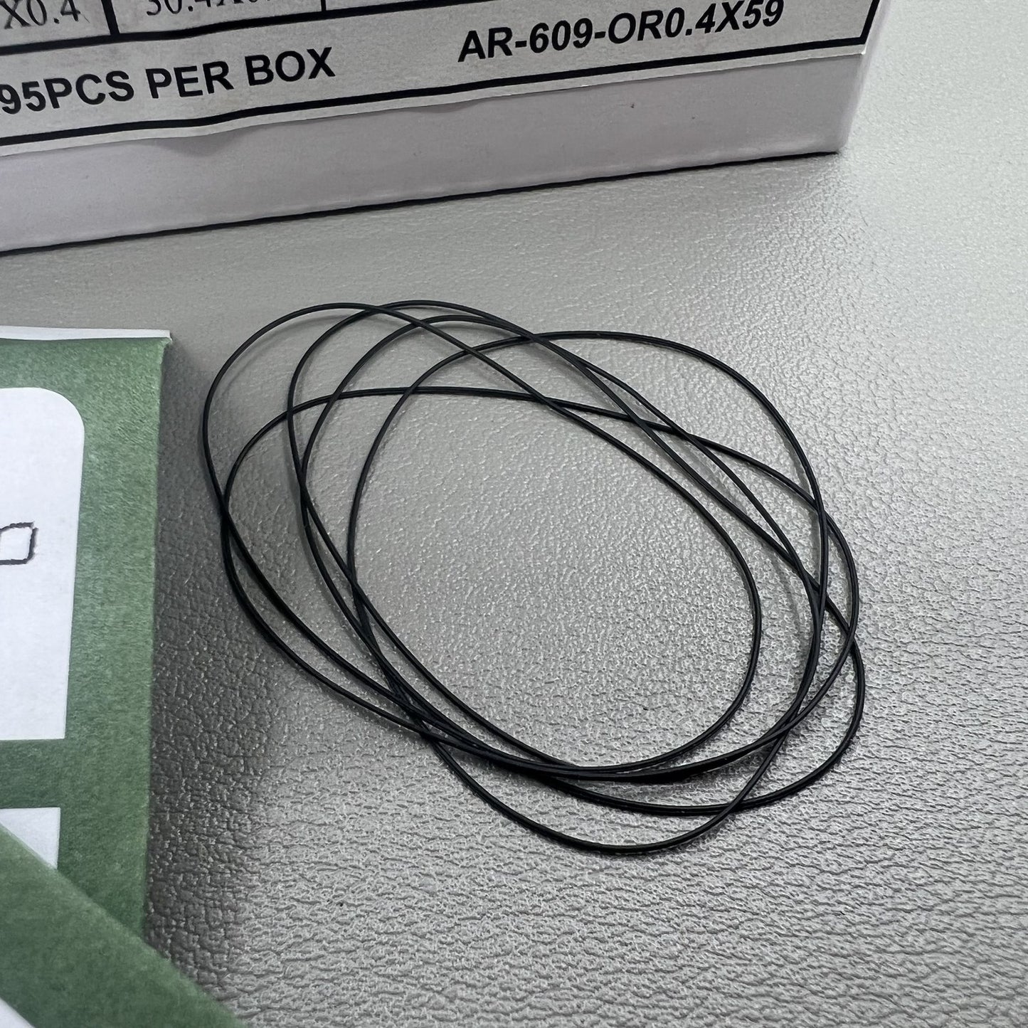 59 Größen 295pcs 0,4 mm Dicke wasserdicht o Ring Kit Watch Back Dichtung Unterlegscheiben