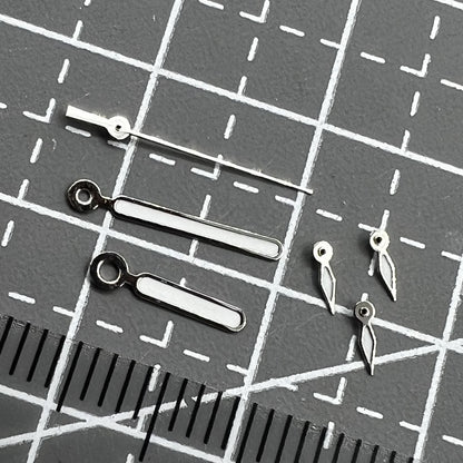 2 Sets Pack Grünes Leuchtzeiger Rund Spitz 11.5mm für VD53 VD54 VD57 Uhrwerk