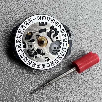 Seiko 7N82D quartz watch movement for accurate, durable timekeeping in watch accessories.