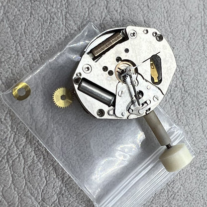 Poljot Z1656H quartz watch movement with three hands, vintage Russian watch accessory.