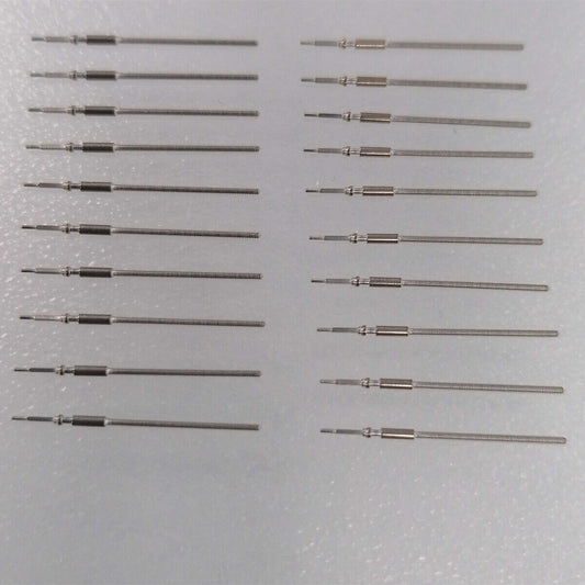 Watch winding stem compatible with OR15 movement, durable and precise replacement part.