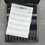 Bergeon 7899-A10 Set Of 10 Ergonomic Screwdrivers Ø0.50mm-Ø3.00mm In Wooden Box