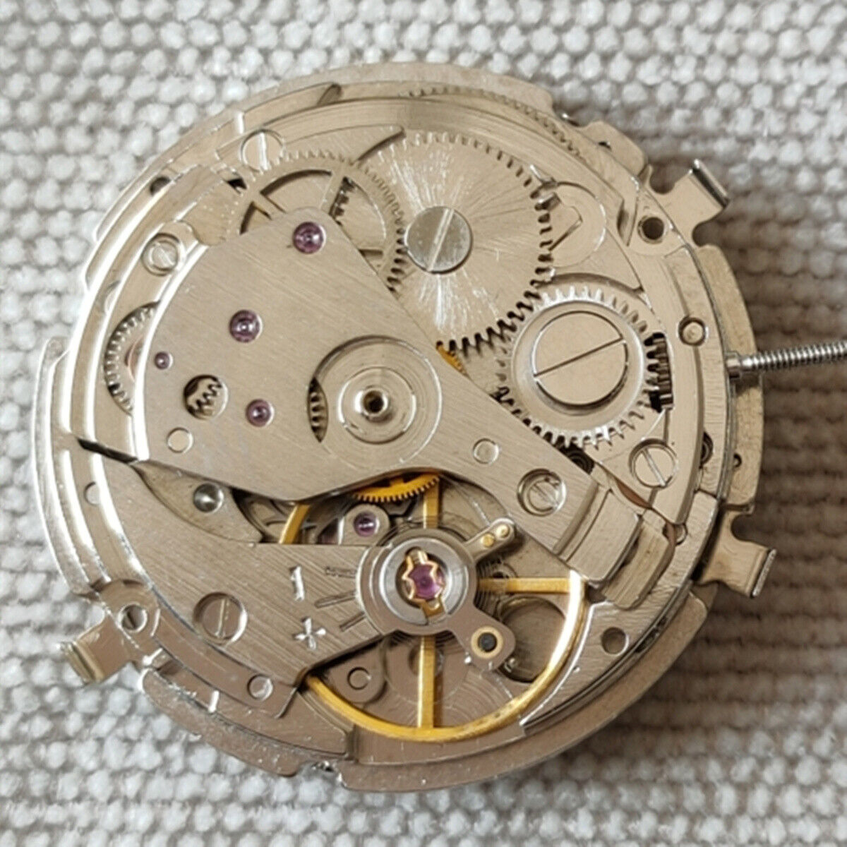Shanghai Automatic Mechanical Movement R13-1 watch accessory displaying intricate Chinese precision and craftsmanship.