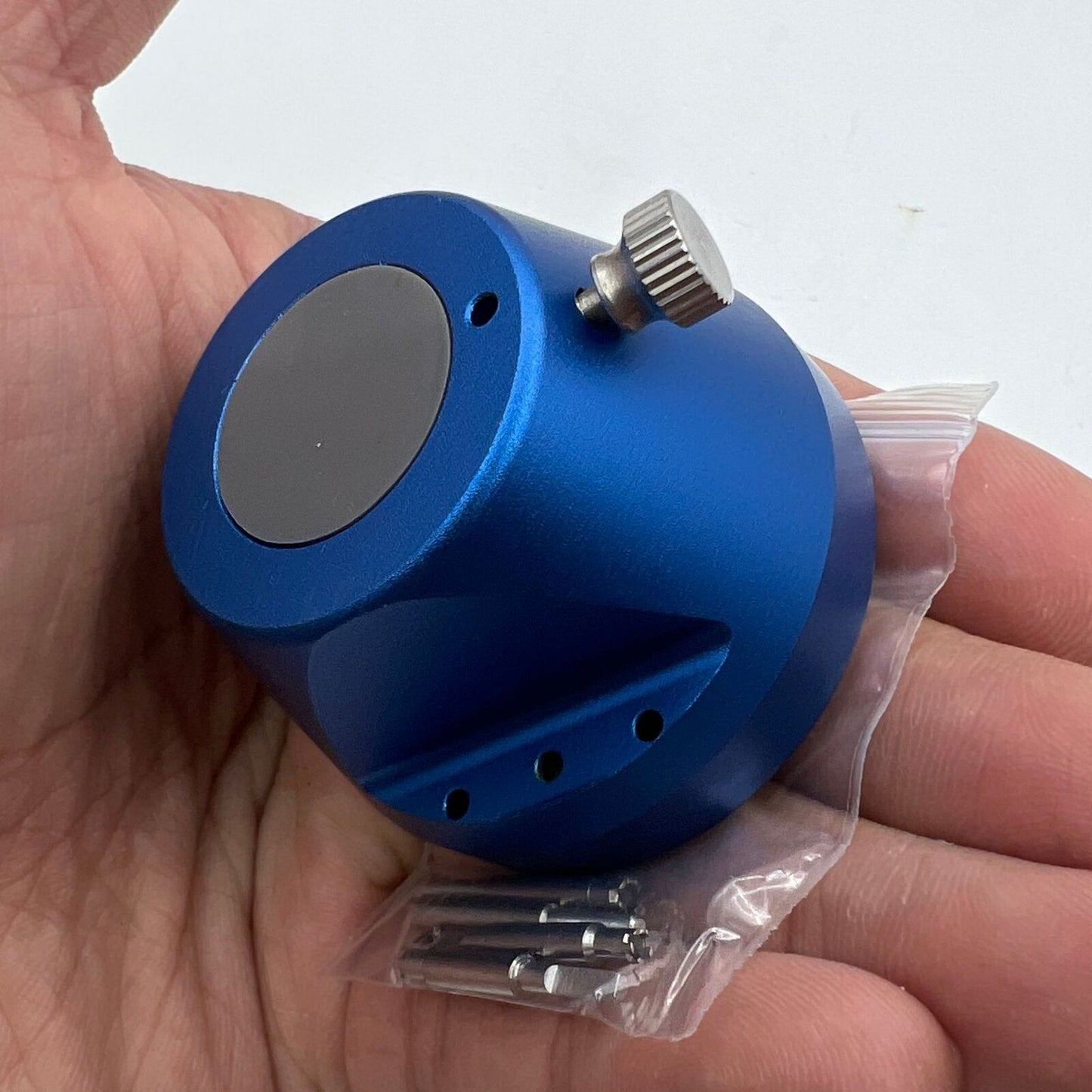 RICHARD MILLE stainless steel watch screwdriver set with precision tips for RM watch repairs.