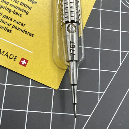 Bergeon 7767-SF spring bar remover tool for precise watch strap changes, Swiss craftsmanship.