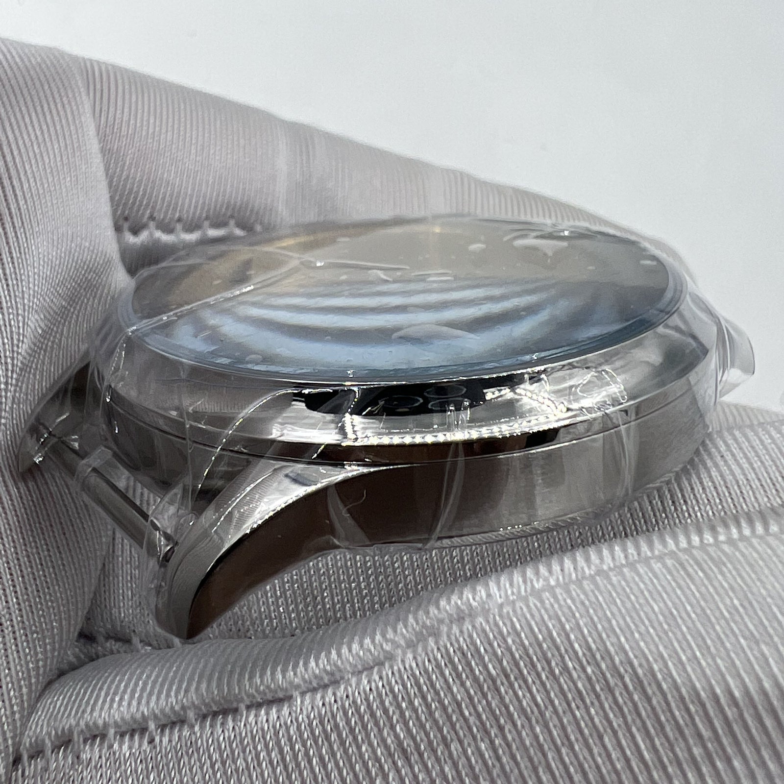 44mm stainless steel watch case for ETA 6497/6498 or Seagull ST3600/ST3621 movements, durable and sleek design.