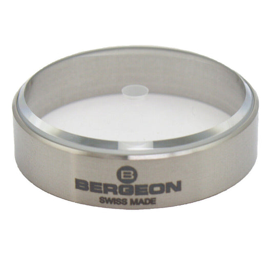 Bergeon 30105 hairspring holder with 3.50mm center hole for precise watch repair tools.