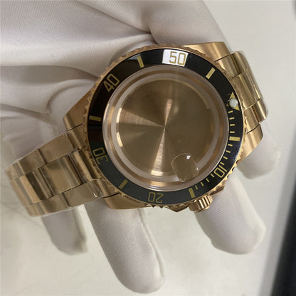 41MM watch case with 20MM strap compatible with Miyota 8215/8205/8200/2813 movements, durable design.