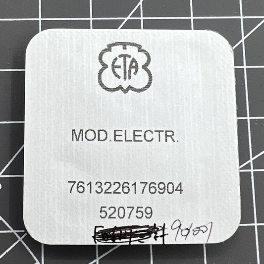 Circuit board repair part for ETA 901.001 watch movement, brand new replacement component.