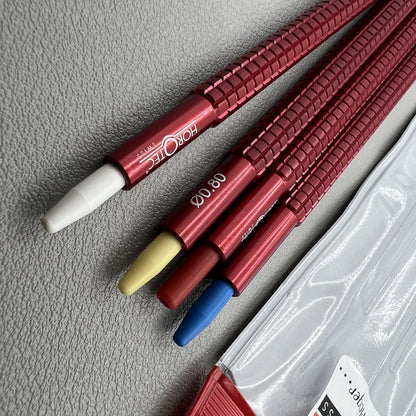 Set von 4 Swiss Horotec Handwerkzeugen MSA05.020 zum pr�zisen Einstellen von Uhrenkomponenten