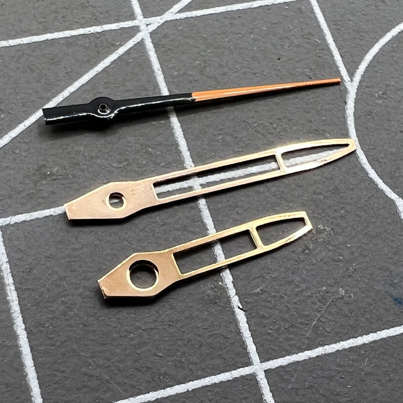 13mm Watch Hands Rose Golden Trim Hollow for Miyota 2315 2035 2036 2115 2305
