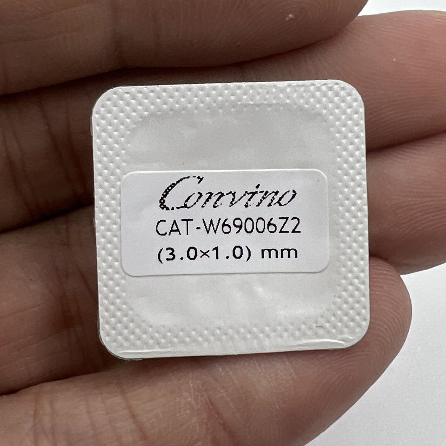 Men's 3x1mm slotted watch back cover screws by Cartier, durable replacement for watch repairs