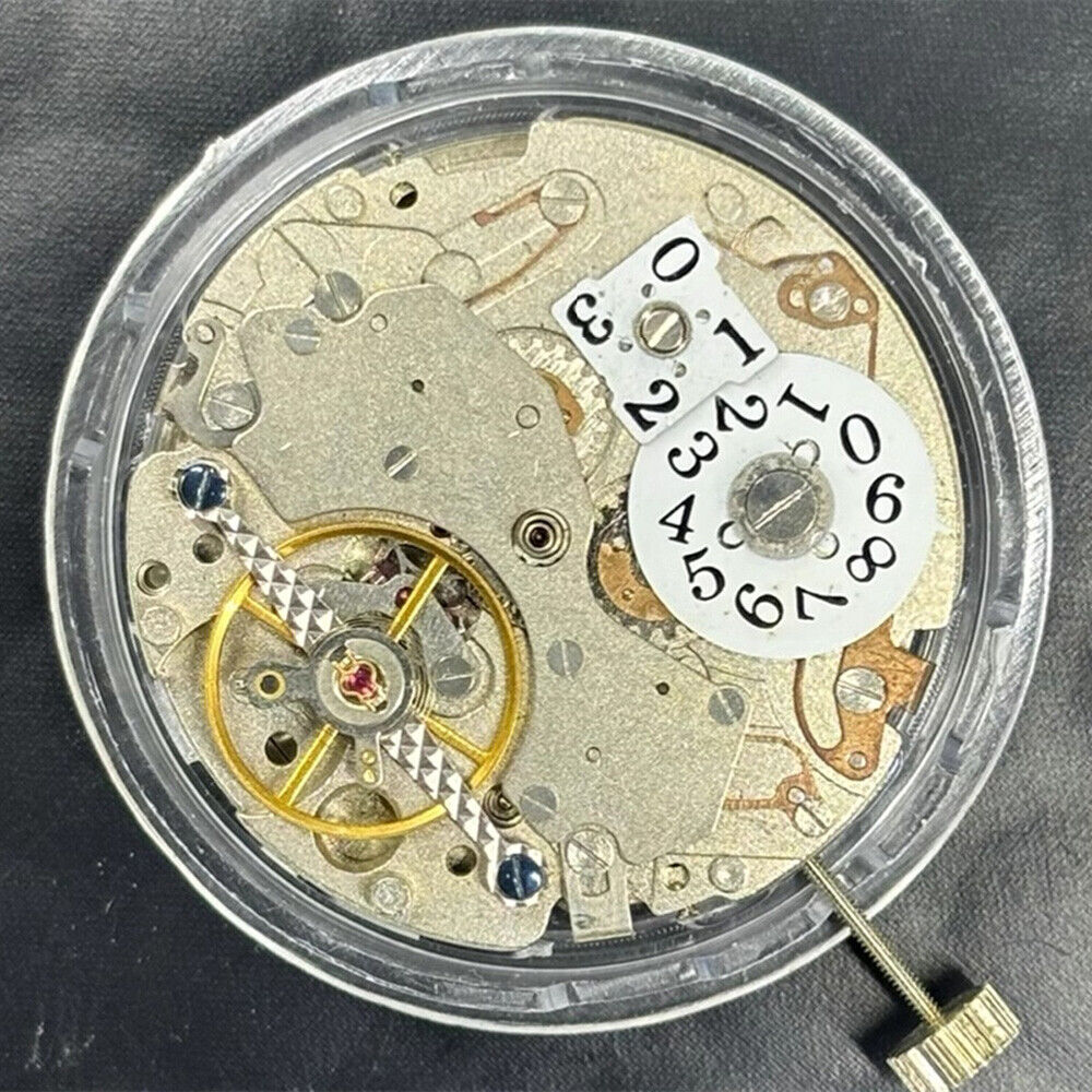 Chinese Shanghai L10 watch accessory showcasing multifunctional mechanical movement with 5 hands and big date at 12.