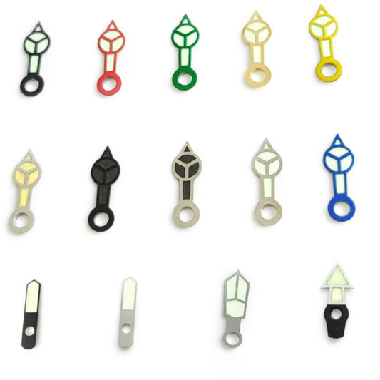 Luminous hour hands for SKX007 and SKX009 watches, compatible with 7s26, 6r15, NE15 movements.