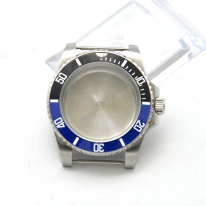 Montre de yacht automatique 40 mm GMT, boîtier compatible avec le mouvement NH35/36, verre saphir