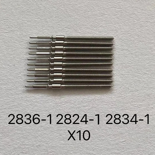 Lot de 10 tiges de remontoir de montre génériques pour ETA2836-1 2824-1 2834-1 
