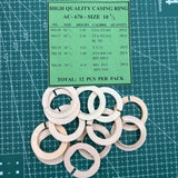 #AC-676-10.5 12 PIECES 5 Ligne Sizes Movement Case Spacer Casing Ring Holder