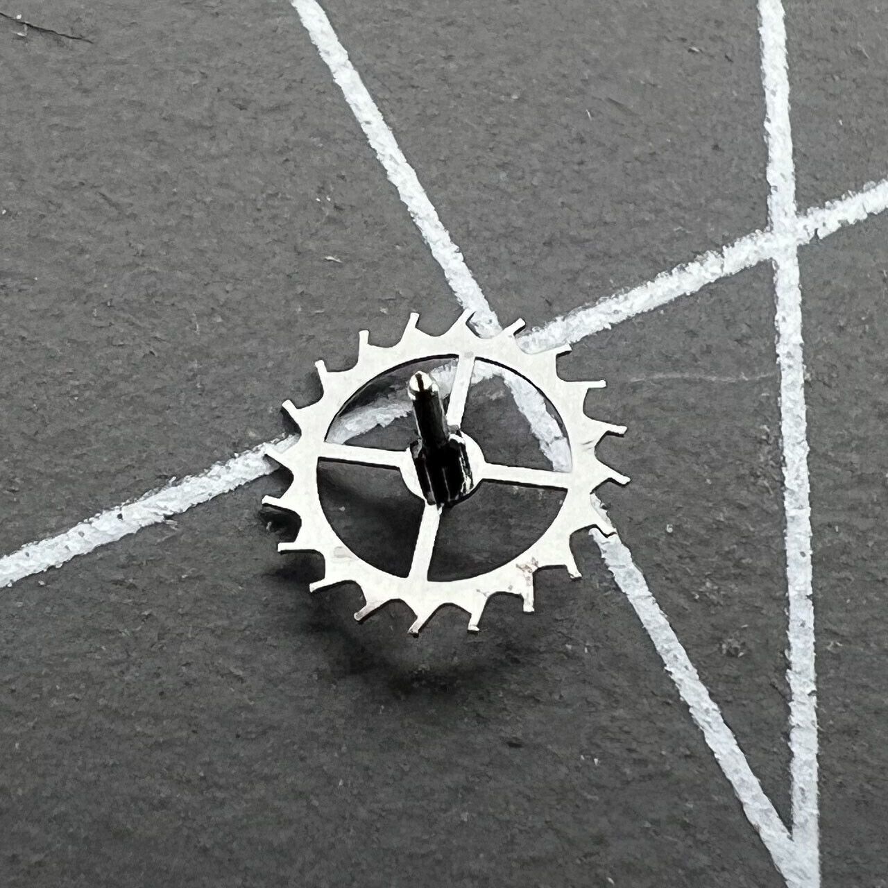 Escape wheel for Dandong 7750 movement, precision watch part for accurate timekeeping.