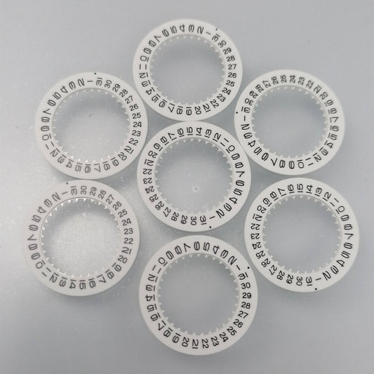 Movement Watch Part White Watch Dial Disc Spare Parts Fit For Miyota 6T51 6601