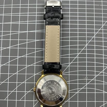 37mm China Kongque Automatic Mechanical Watch 33 Jews Black Dial Double Calendar