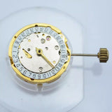 17.2mm Golden Asian Automatic Mechanical Movement for Lady Watch Cufflink Button