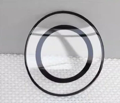 Colorful mineral crystal watch glass by SWA, enhancing durability and style for model 5519450.