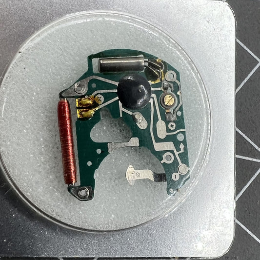 Circuit board for ETA 955.112/955.412/955.414 quartz watch movement, reliable precision.