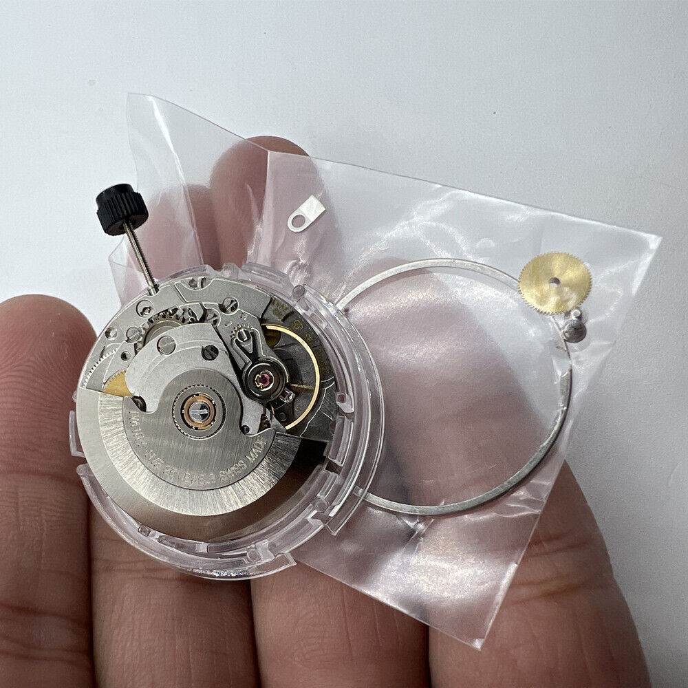 ETA 2824-2 mechanical watch movement by V8 Swiss, high-precision timepiece component for reliable performance.