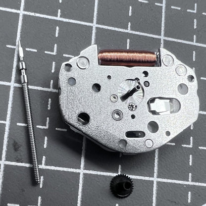 2 Stück Miyota 2039 Quarzuhrwerk H3 mit 3 Zeigern und hoher Ritzelwelle mit