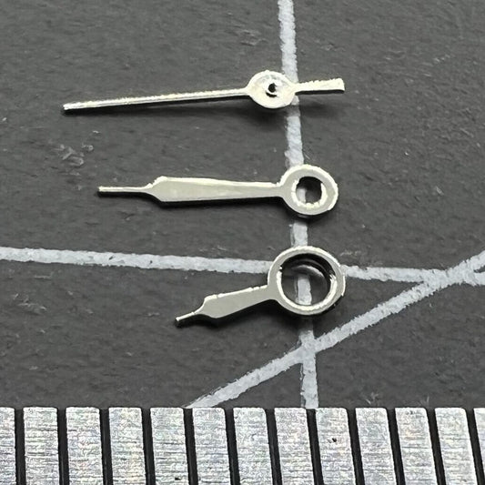 Silbernes Uhrzeiger-Set für Miyota 2035 Uhrwerk, 7 mm/6 mm/5 mm Länge, Nr. 1236