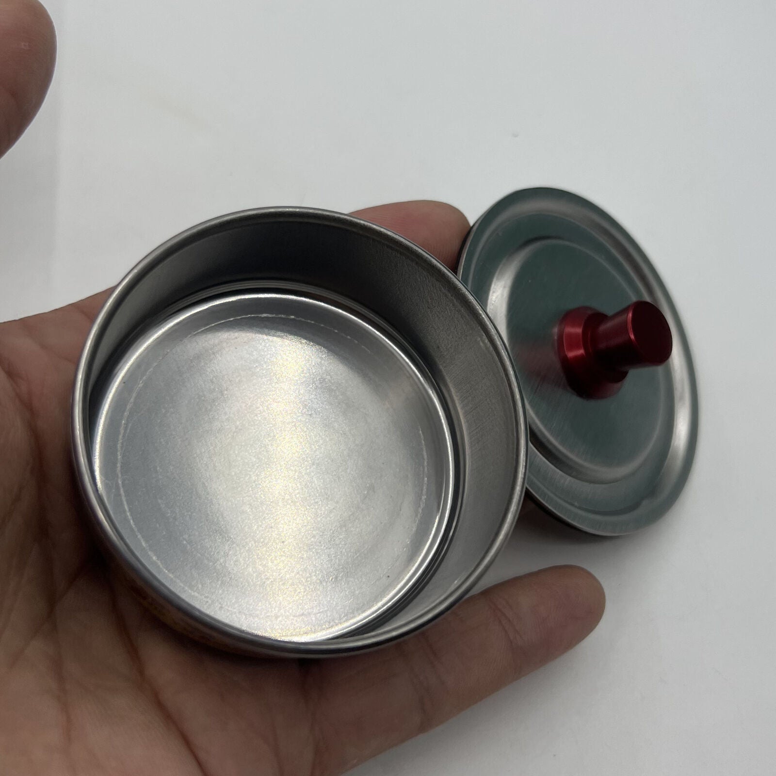 69mm BenzinePro stainless steel oil cup with anti-leak cover for precise watch maintenance.