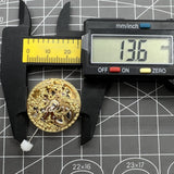 Hangzhou 2189 Automatic Mechanical Movement 3 Hands Hollow Golden