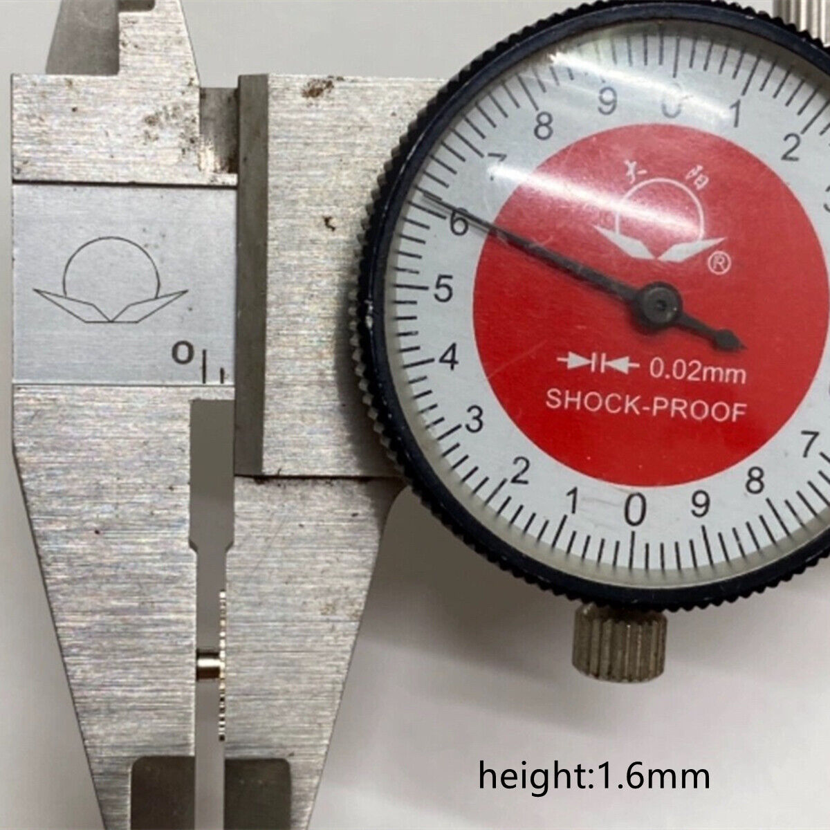 Watch part hour wheel 1.6mm height compatible with Seagull ST3600 ETA6497 movements, precision gear component.