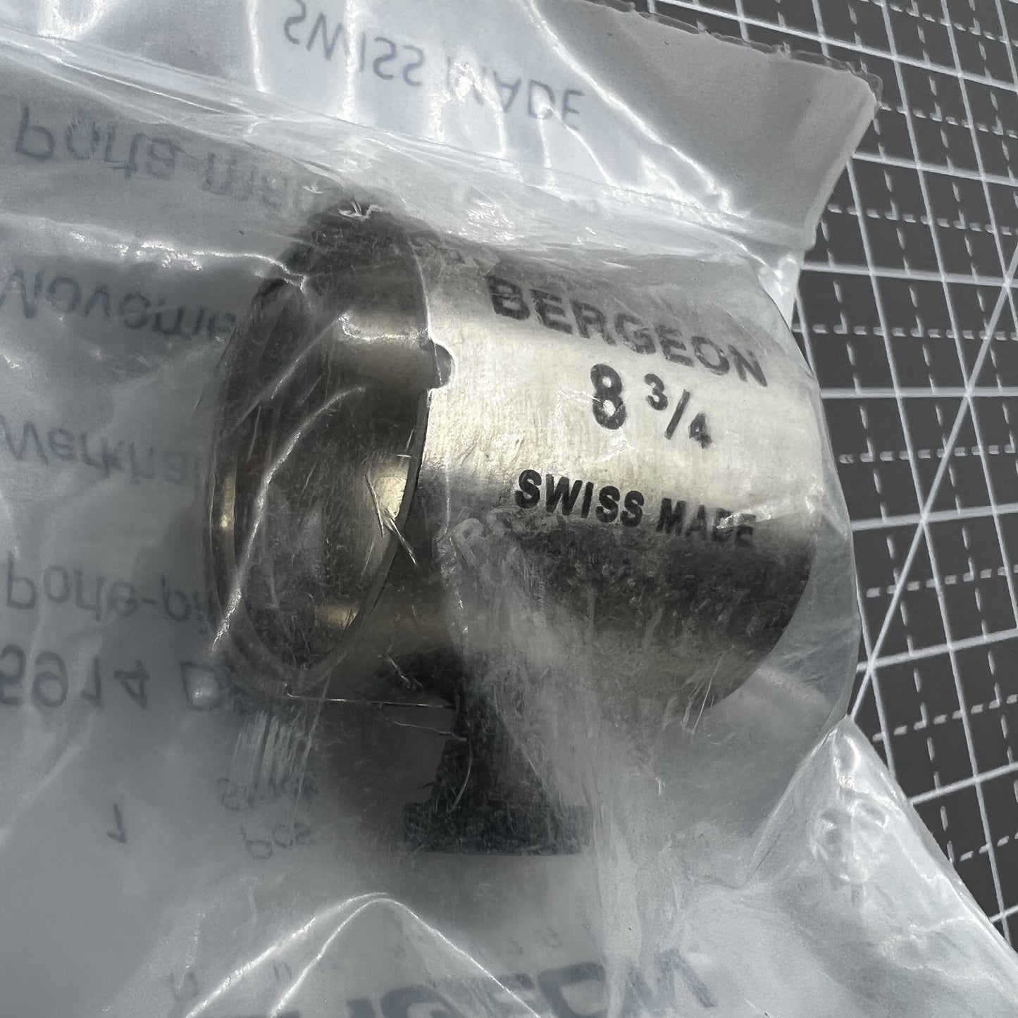 Bergeon Reversible Movement Holder BG 5914 DI 0834 mit Knopf für OMEGA ETA Uhrwerke