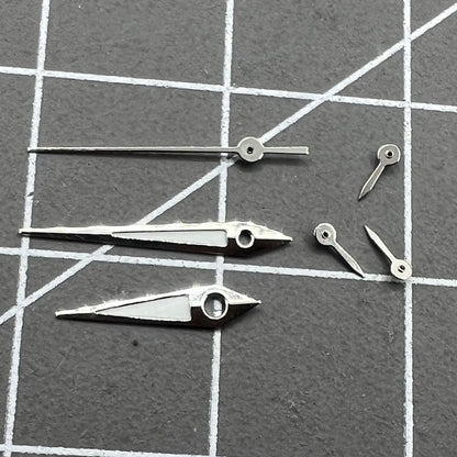Aiguilles de montre 11,5 mm, garniture argentée, vertes et lumineuses, pour VX3J, VX9J, VX7J, VX3N, VX9N, VX42 