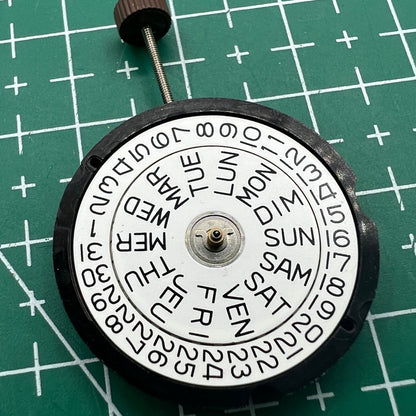 Wholesale Ronda 507 quartz watch movement by Swiss Part with English character display