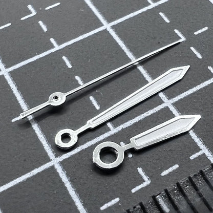 2 Sets/Pack White Arrow Shape Watch Hands For Miyota 2035 Watch Quartz Movement