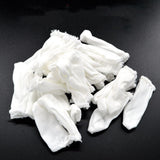 New Natural Cotton Disposable Finger Cots Sets Watch Repair Sweatproof Non-slip